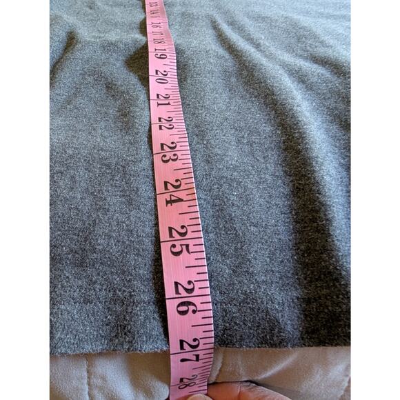 L.L.Bean Men's Charcoal Gray Mock Neck Long Sleeve Pullover Large Casual - Picture 6 of 7